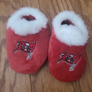 Tampa Bay Buccaneers Logo Baby Bootie Slipper sz XL 12-24 months